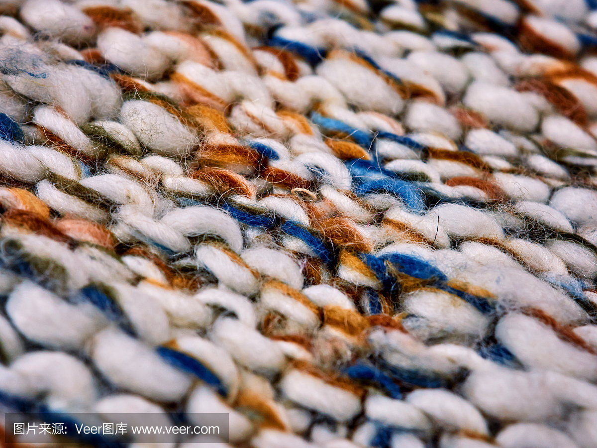 针织产品地毯格子贴身纤维纱线质地羊毛蓬松